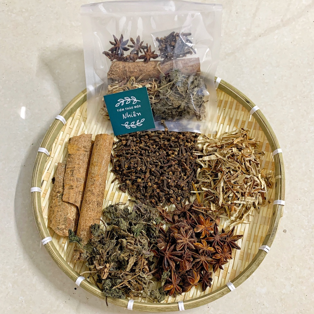 Set 5 Gói Thảo Mộc Xông Nhà Thơm, Sát Khuẩn Không Khí, Thoáng Khí, Khử Mùi, Giảm Stress