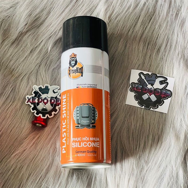 Combo 3 chay Rửa Sên, Dưỡng Sên, Phục Hồi Nhựa Nhám Vỏ Xe Sprayking