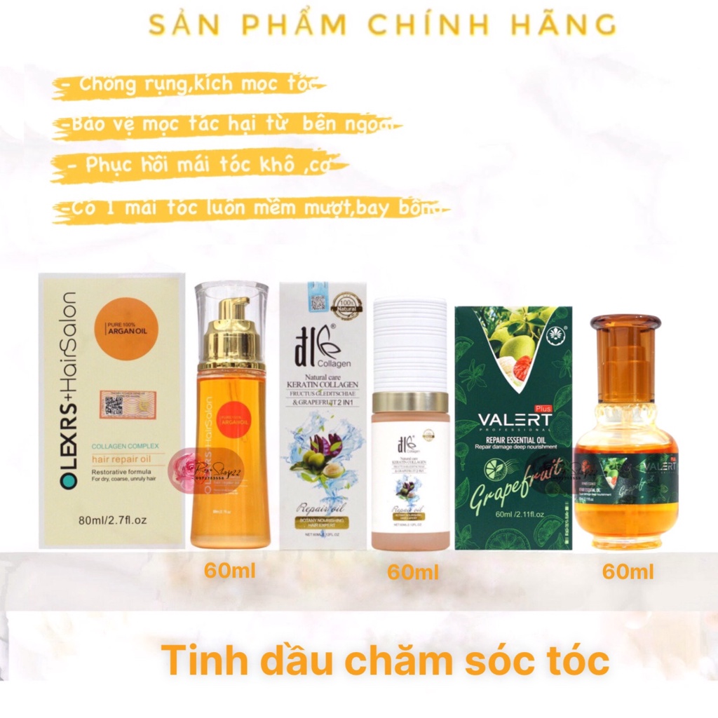 Tinh Dầu Dưỡng Tóc Hương Nước Hoa Keratin 60ml