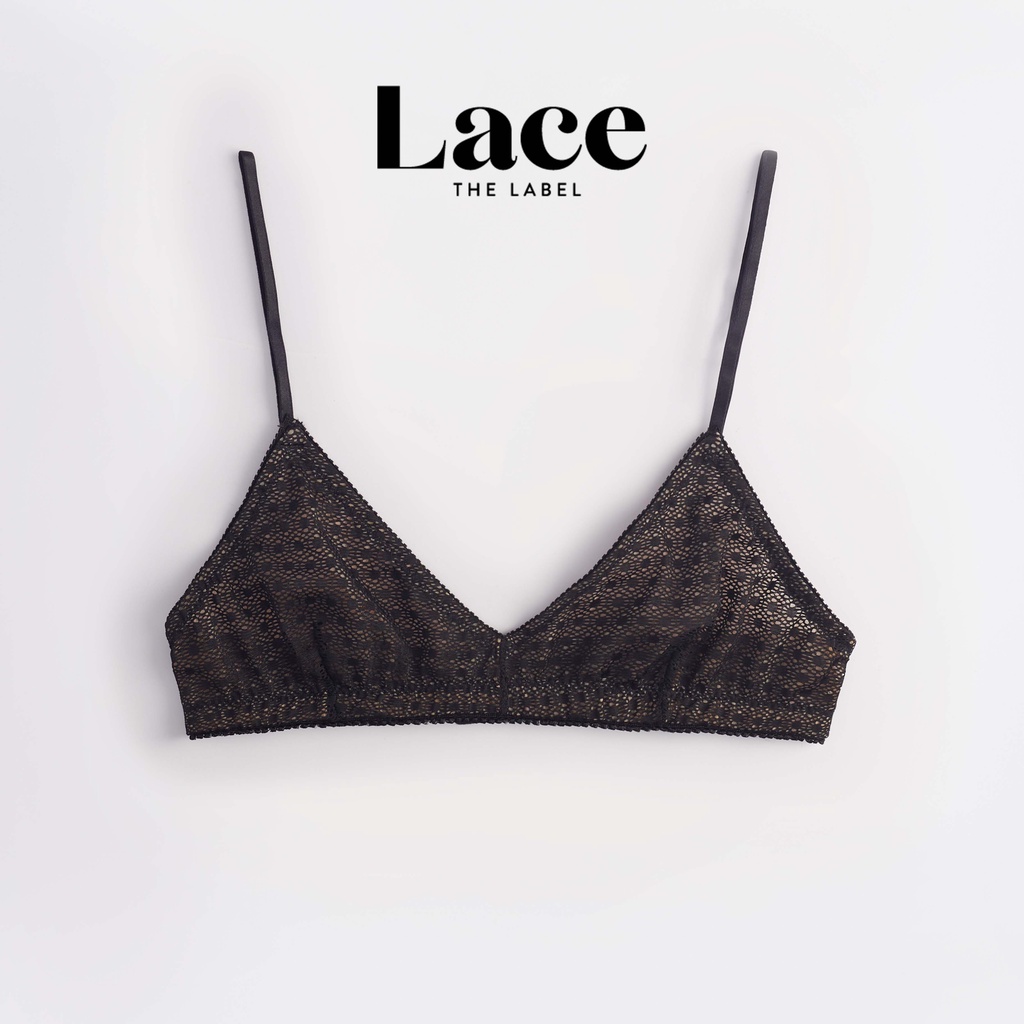 Áo lót Charmi đen chấm kèm đệm mỏng Lace.thelabel | BigBuy360 - bigbuy360.vn