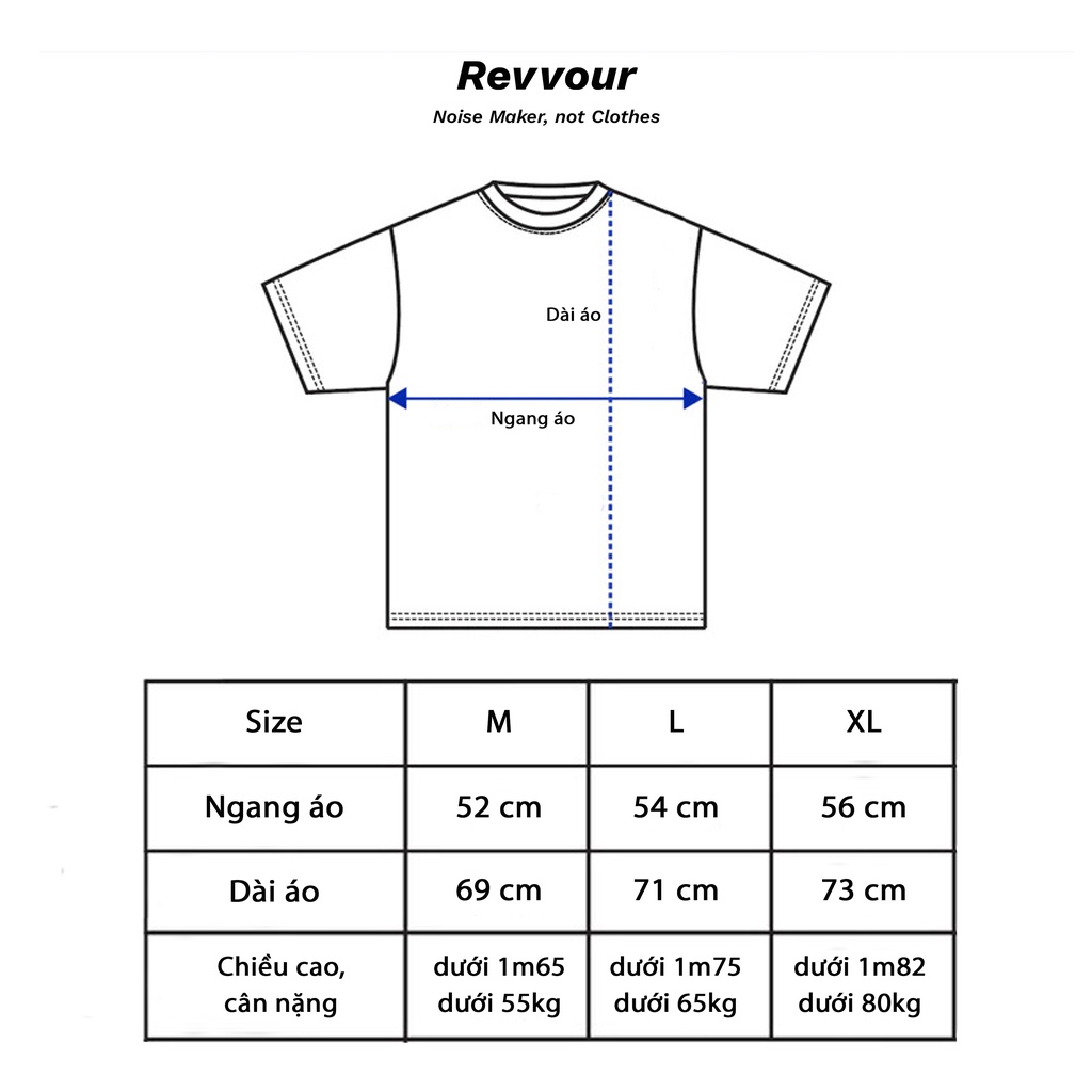 Áo thun oversize Meowlody/White -  Revovur