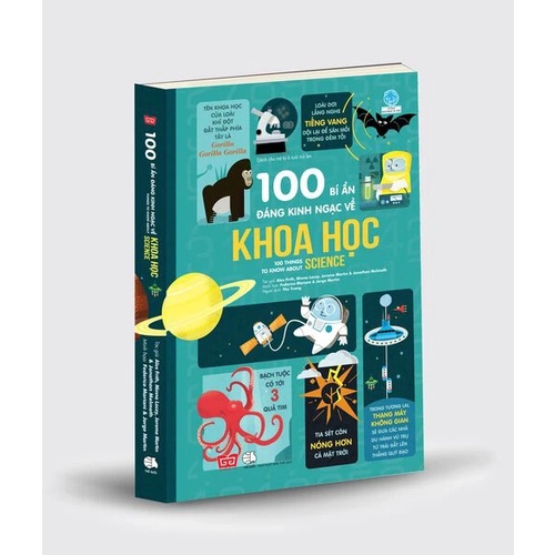 Sách thiếu nhi - 100 bí ẩn đáng kinh ngạc về Khoa học (USBORNE - 100 things to know about science)
