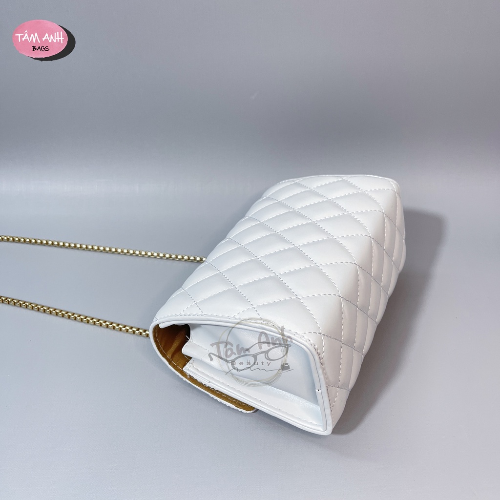 Thanh Lý Túi Xách Thời Trang Giá Rẻ Đeo Vai Đeo Chéo Boy Xích 2 màu Đen Trắng BOYVNX21