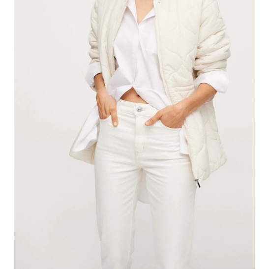 Quần Jean MANGO màu trắng size 32 [HÀNG CHÍNH HÃNG]