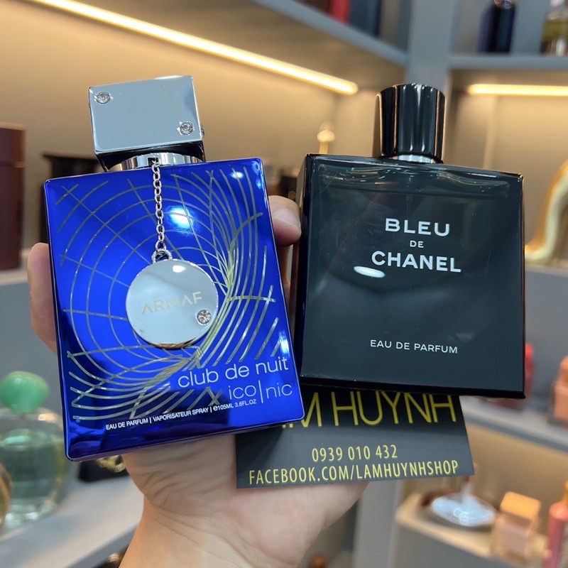 Nước hoa Nam CLUB DE NUIT ICONIC Xanh 105ML