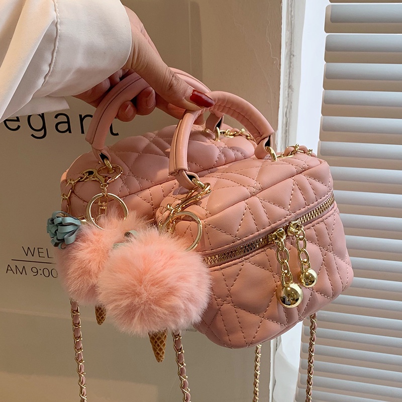 IELGY Túi Đeo Chéo Dây Xích Hình Thoi Nhỏ Đơn Giản Thời Trang Mùa Hè Dành Cho Bạn Nữ