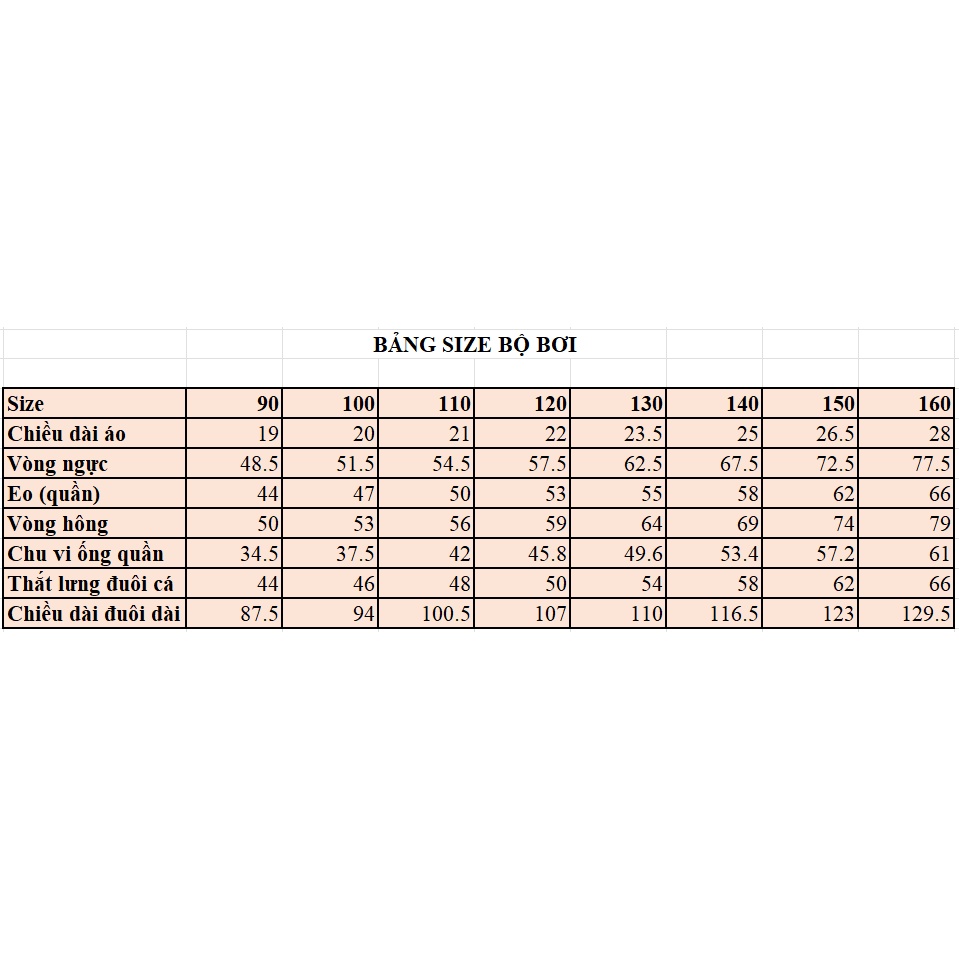 Bộ bơi bé gái nàng tiên cá có đuôi cá set bơi ba chi tiết cho bé gái siêu xinh size từ nhỏ tới đại