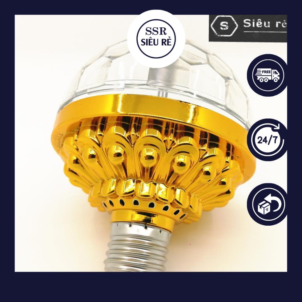 Đèn Led 7 Màu Vũ Trường Xoay Cảm Ứng-bóng Đèn Led Vũ Trường Cảm Ứng Xoay