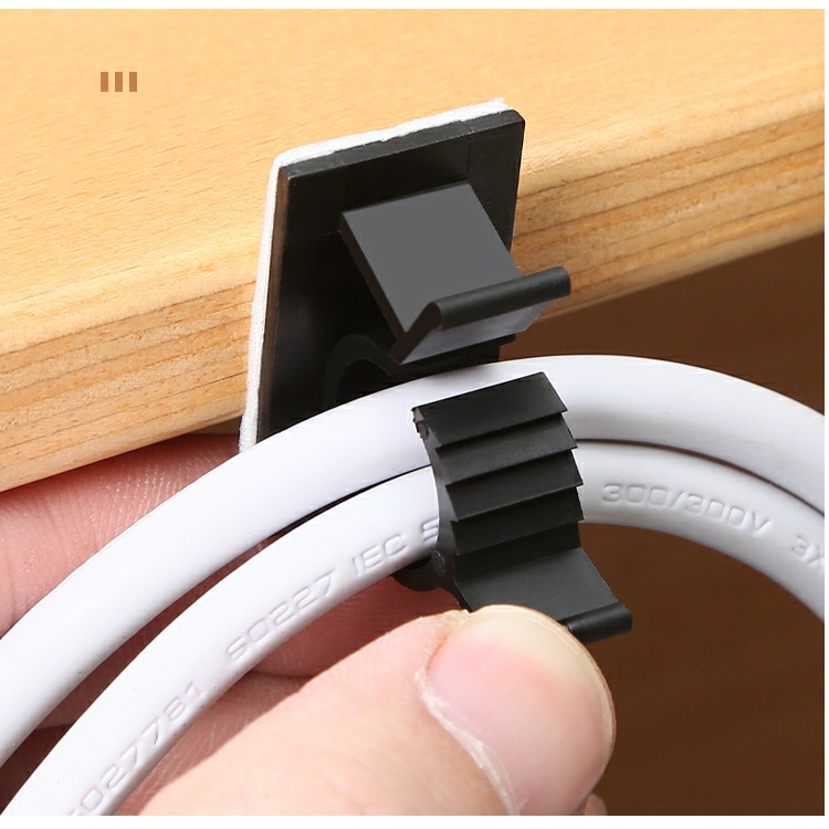 Móc dán cố định dây điện văn phòng