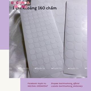 STICKER TRÒN TRẮNG DECO TOPLOADER