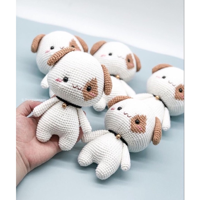 Cún len handmade đáng yêu cho bé