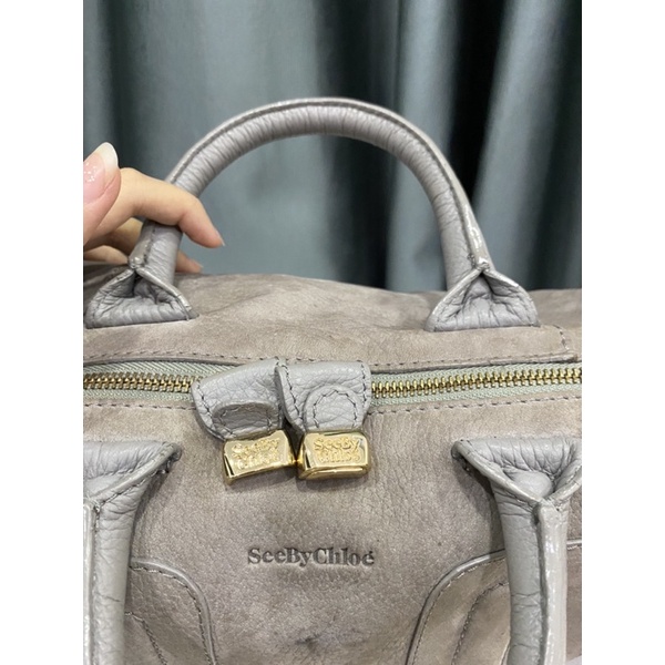 Túi si hiệu SEE BY CHLOÉ của Pháp da vo.i nhung thật 100%