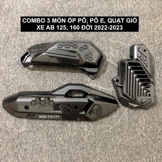 Ốp xe air blade 2023, 2022 - nhựa abs nhúng carbon