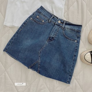 Chân váy nữ - chân váy jean ngắn nhienhienvintage BV77