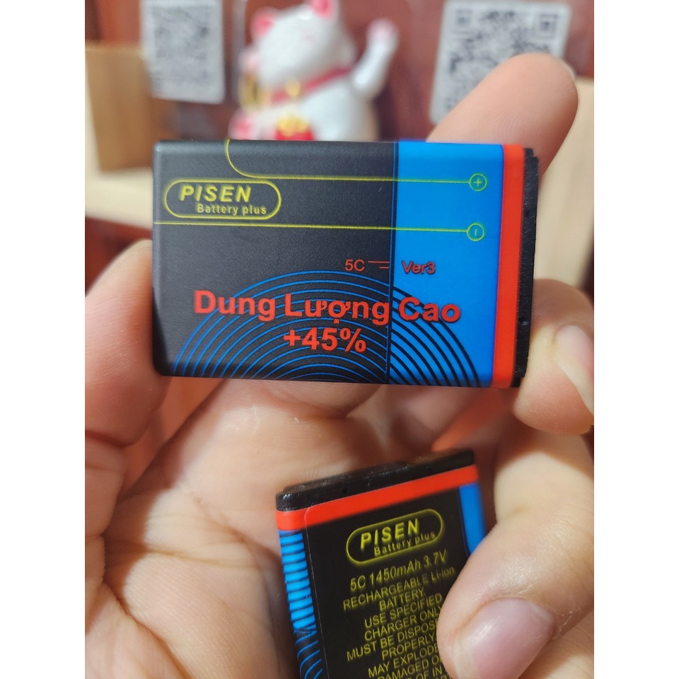 Pin Nokia BL 5C Hà Bắc Dung Lượng Cao Hàng Xịn Chống Phù Dùng Cho Nhiều Dòng Máy Nokia