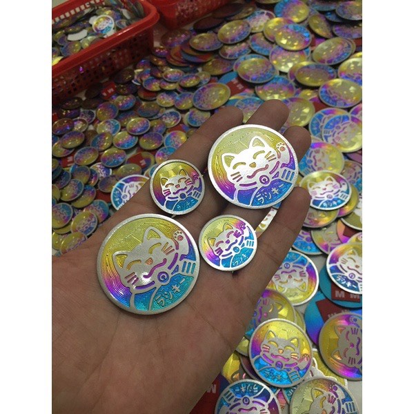 LOGO thần tài hình mèo mang lại tài lộc may mắn