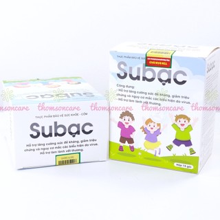Cốm Subac cho bé hỗ trợ tăng sức đề kháng