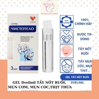 Gel tẩy nốt ruồi mụn cóc mụn thịt mụn cơm mụn ruồi Nga
