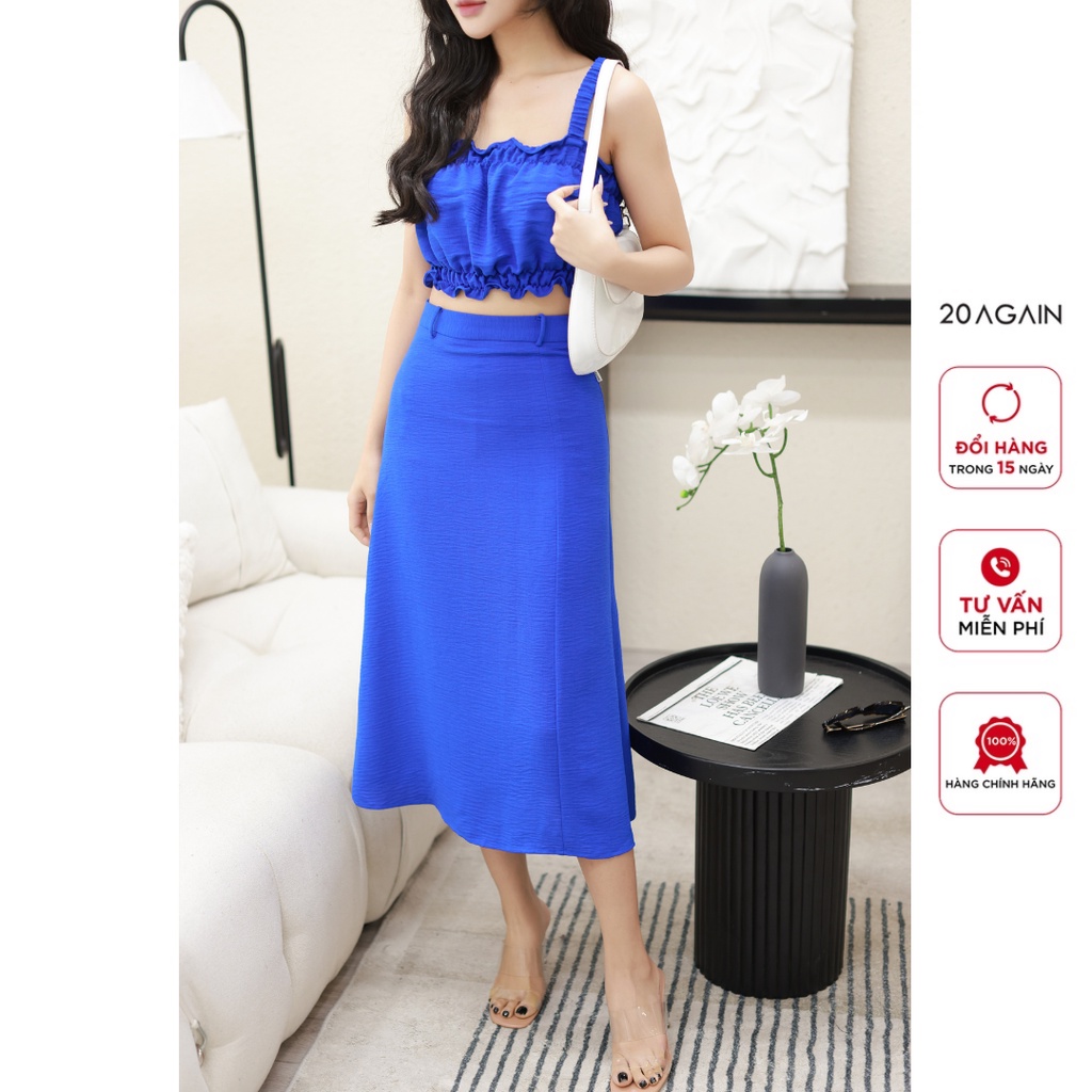 Chân váy dài 20AGAIN, thiết kế dáng A bassic JDB2530