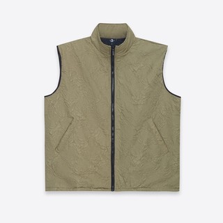Áo gilet hoạ tiết hoa hồng