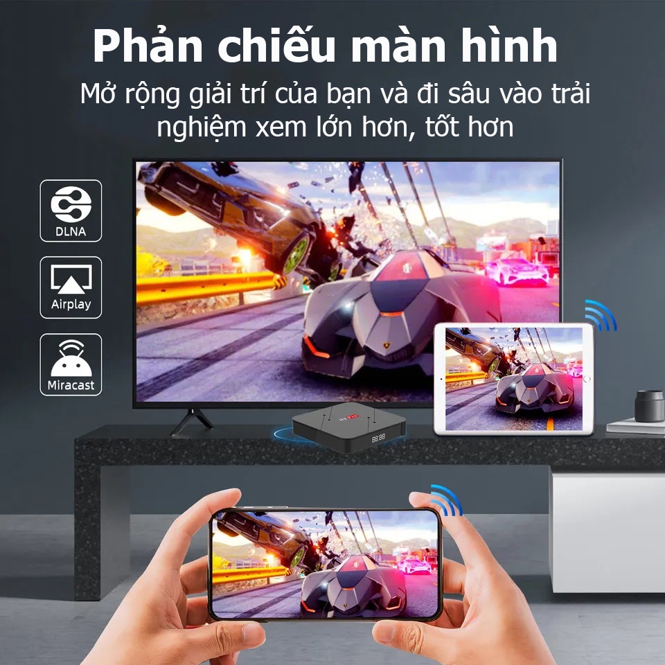 Tivi Box Magicsee N5 Pro Android TV 11 RAM 2GB + 16GB Wifi Kép Bluetooth