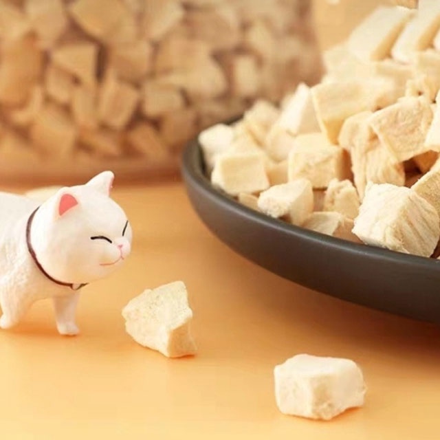 Thịt gà sấy khô Thịt đông khô cho chó mèo Ức gà viên 40g