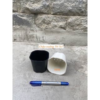 [Mới] Chậu nhựa cứng nhỏ 5x5 cm mẫu cải tiến