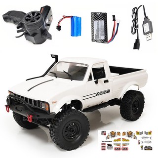Xe bán tải đồ chơi điều khiển từ xa WPL C24 1/16 có điều tốc 4WD 2.4G bản RTR đầy đủ ráp sẵn về sẵn chơi C24-1