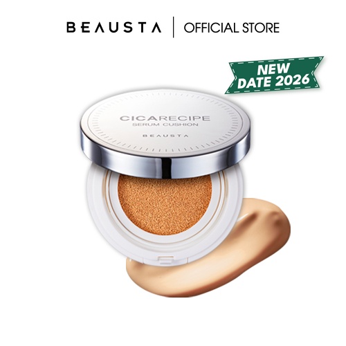Phấn nước Beausta Cicarecipe Serum Cushion SPF50+/PA++++ 15gr