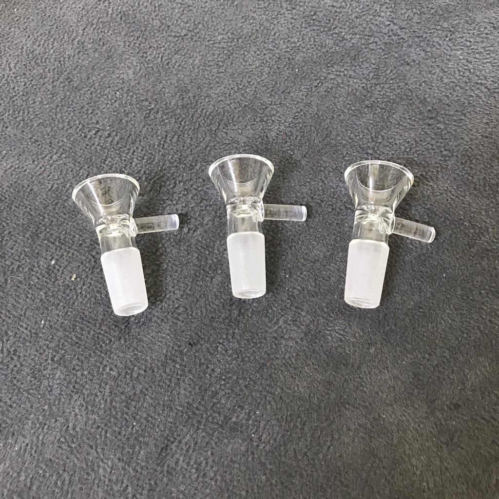 14mm thuỷ tinh cắm rút . Phễu trong suốt .