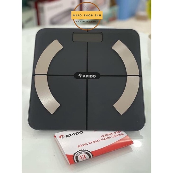 Cân sức khỏe thông minh Rapido RSB02-S (Có bluetooth)/ Sỉ sll