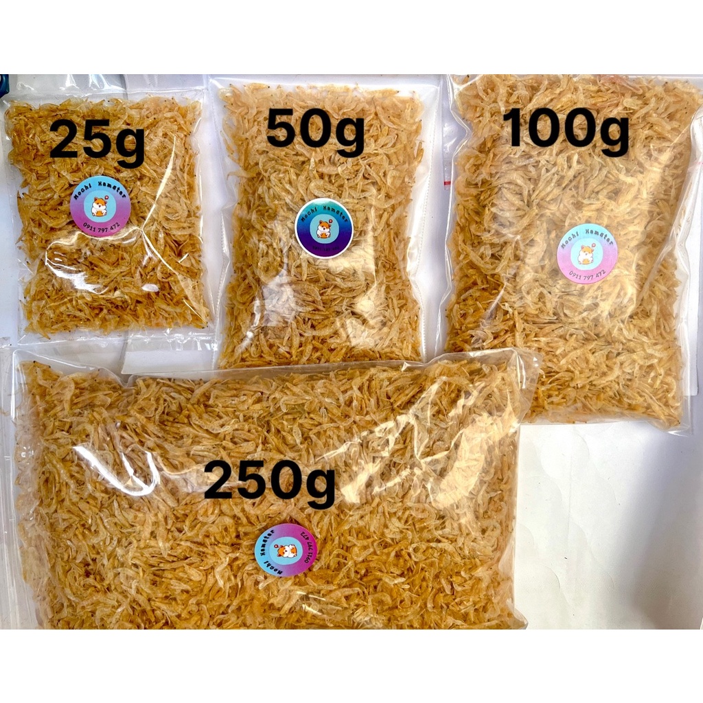 Tép sấy khô cho hamster