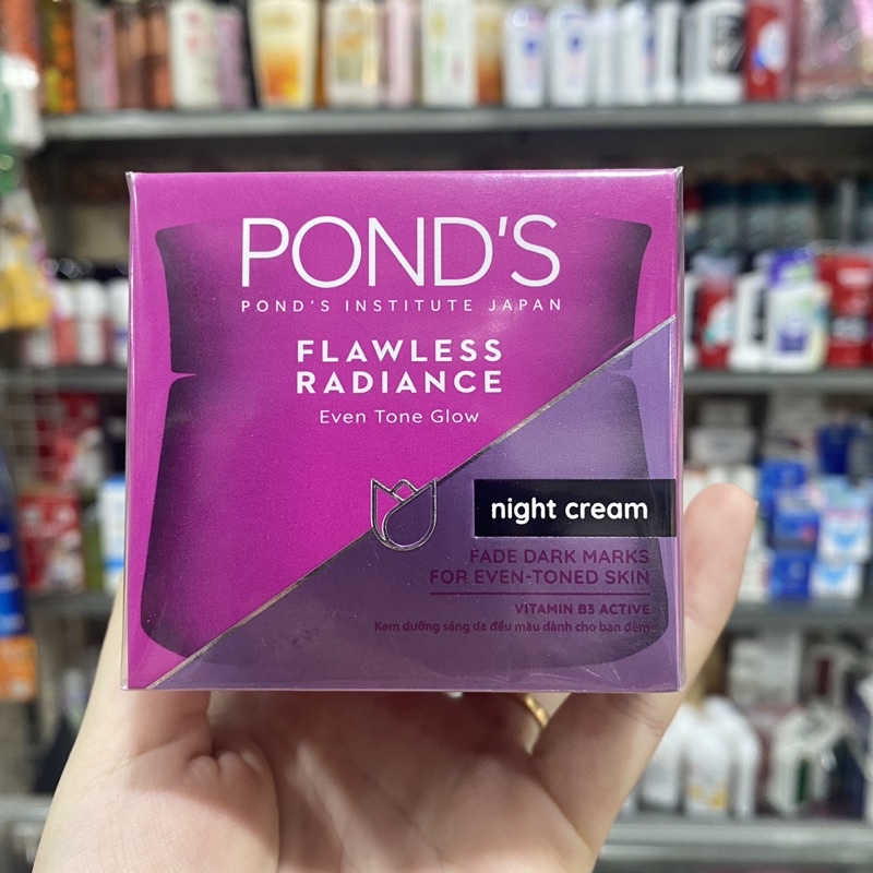 Kem Dưỡng Trắng Cao Cấp Ban Đêm Pond's Flawless Radiance Derma+ 50g