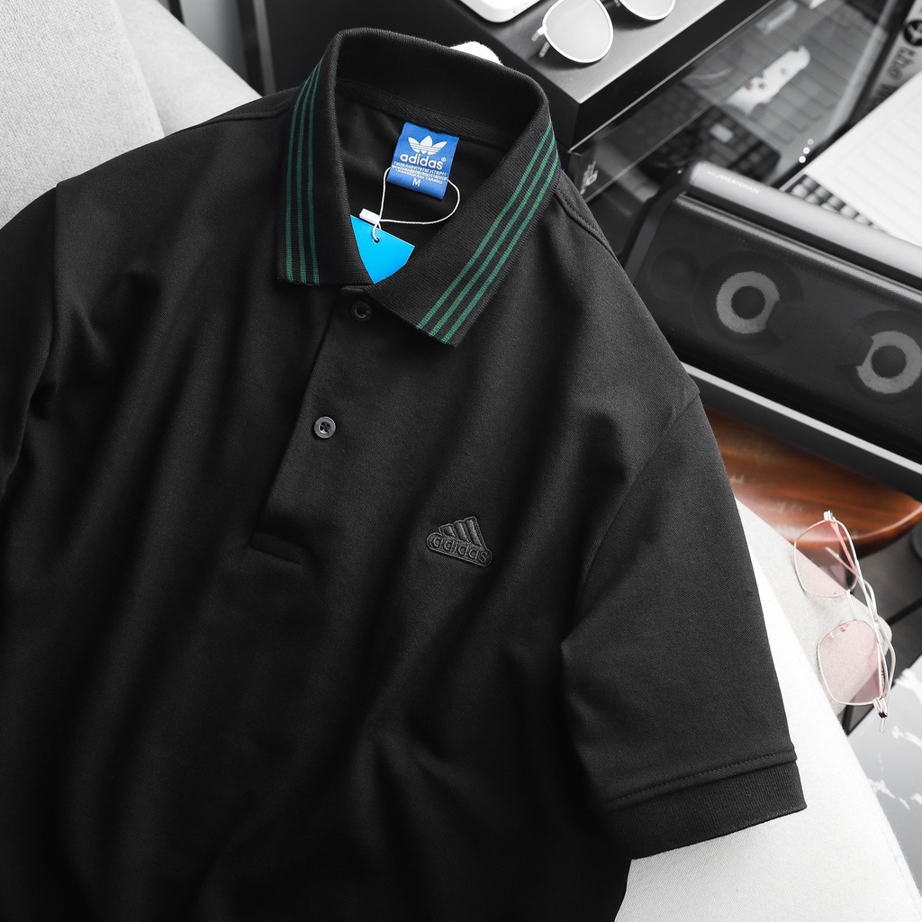 Áo polo viền cổ , polo thêu das