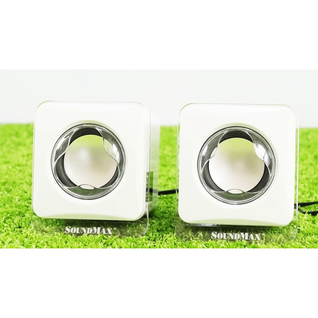 Loa Máy tính laptop Soundmax A120/2.0 trắng  - New Full box - Chính hãng 100% BH 12 tháng