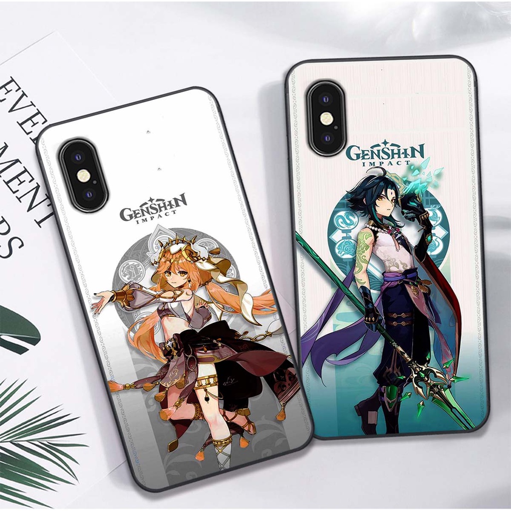 Ốp Iphone X / Xs / Xs max / Xr bộ hình Anime hoạt hình GenShin cute, dễ thương