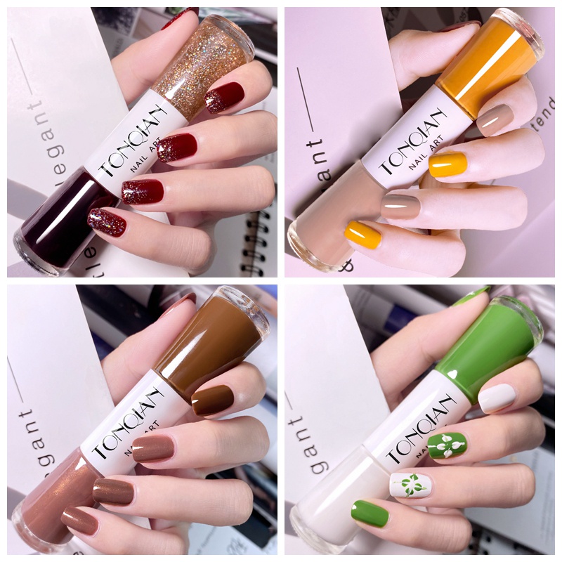 ✨✨Vào Năm 2023, Sơn Móng Tay Hai Tông Màu TikTok Nổi Tiếng Với Màu Sắc Nhấp Nháy Cùng Xu Hướng Đẹp, Cho Nữ Sinh, Trình Diễn Tay Trắng