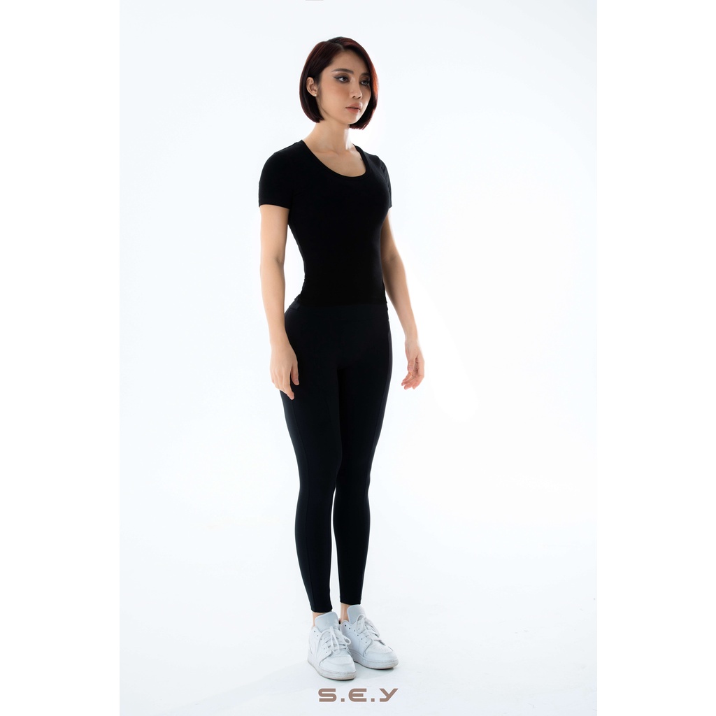 Áo thun thể thao nữ sofit Essential Tshirt thoáng khí mát mẻ nhiều màu SEY