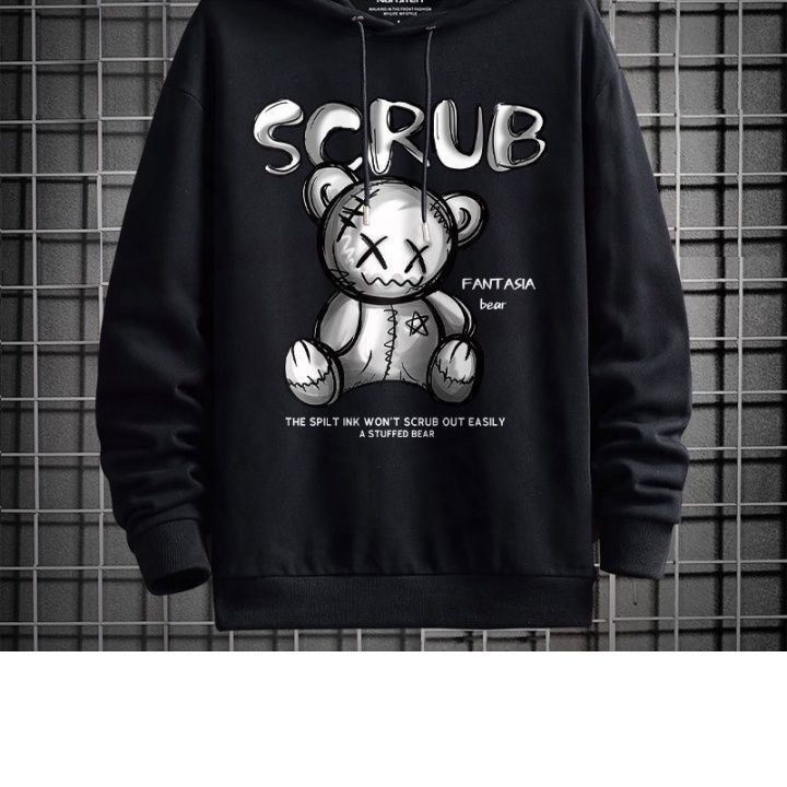 ÁO KHOÁC HOODIE NAM NỮ GẤU SCRUB CHẤT NỈ DÀY PHOM FORM RỘNG CHỐNG NẮNG, NÓNG ĐÔNG HÈ PHONG CÁCH CAO CẤP MỚI - DU