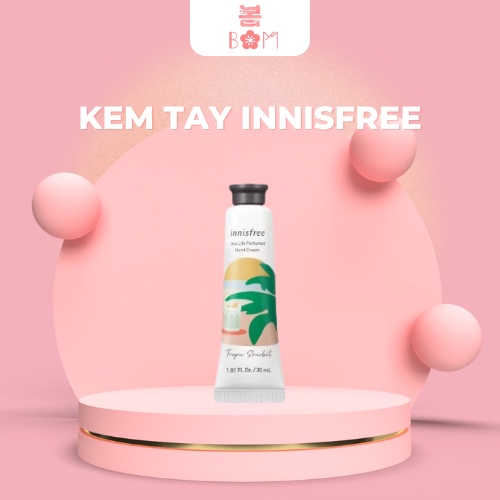 Kem tay Innisfree Jeju Life Perfumed Hand Cream 30ml - Bom Beauty VN phân phối chính hãng - BB34