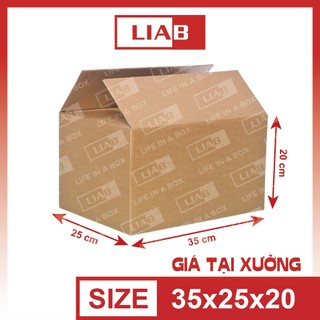 35x25x20 set 10 hộp carton đóng gói hàng