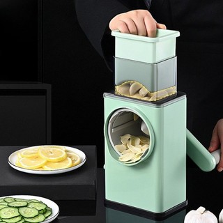 Máy thái lát rau củ đa năng kèm 6 lưỡi dao cắt - thái lát bào cắt củ quả