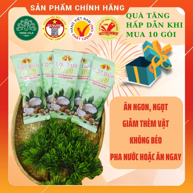 Cốt Dừa Keto - Không thể thiếu khi ăn Keto Diet - Không Lo Tăng Cân