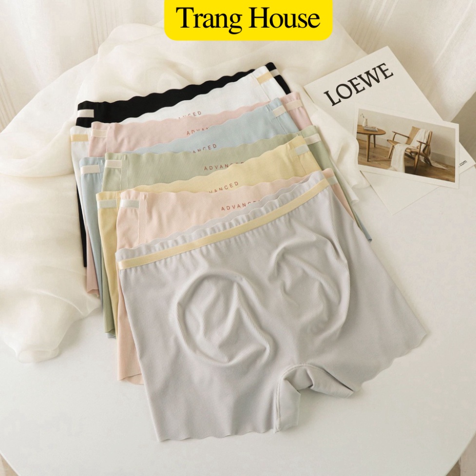 Quần Đùi Đúc Su Nữ Gân Tăm Viền Sóng Mặc Trong Váy Cạp Viền Co Dãn Chống Tụt 6689 - TRANG HOUSE