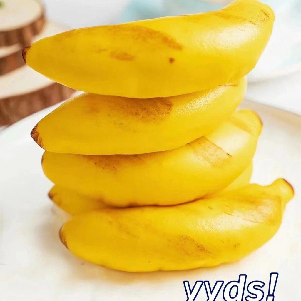 Combo 500g Bánh bông lan hình chuối/Bánh chuối nhân kem món ăn dinh dưỡng thay thế bữa sáng siêu ngon