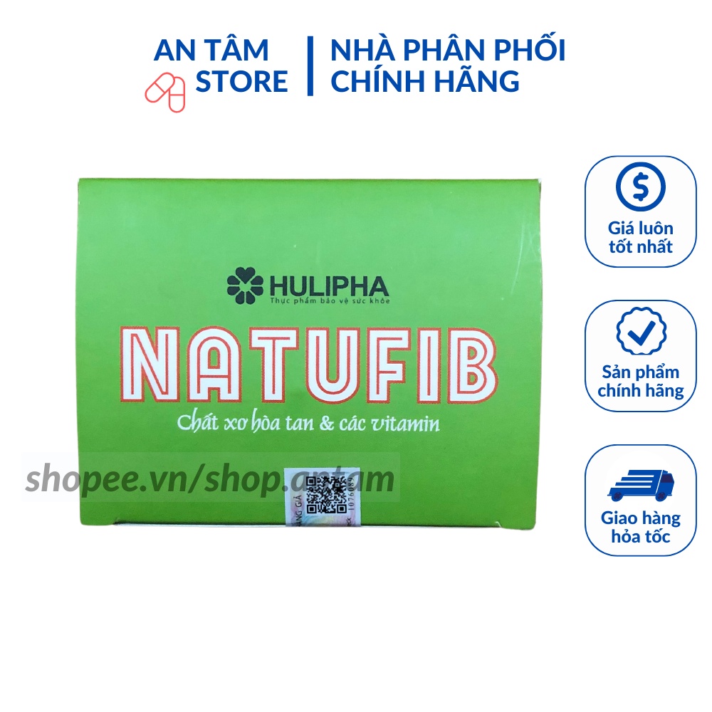 Natufib chất xơ chống táo bón cho bà bầu và trẻ nhỏ