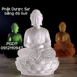 Tượng Phật Dược Sư Lưu Ly cỡ bé 13cm