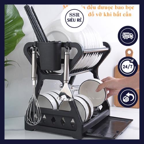 Kệ Để Bát Đĩa 2 Tầng Nhỏ Gọn, Giá Úp Chén Đĩa (TB58) | Shopee Việt Nam