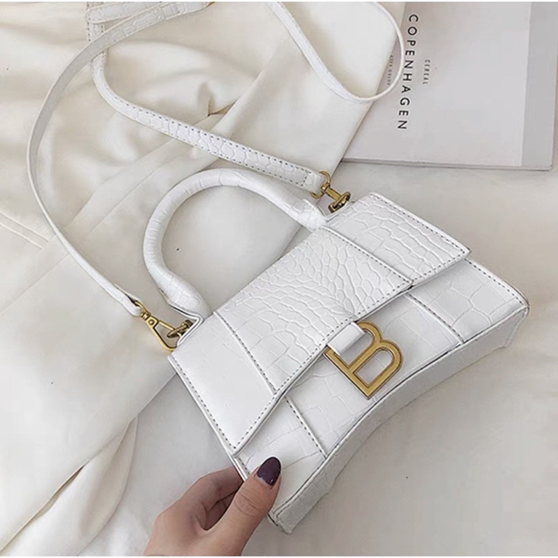 Túi xách nữ đeo chéo phong cách hàn quốc khoá chữ B