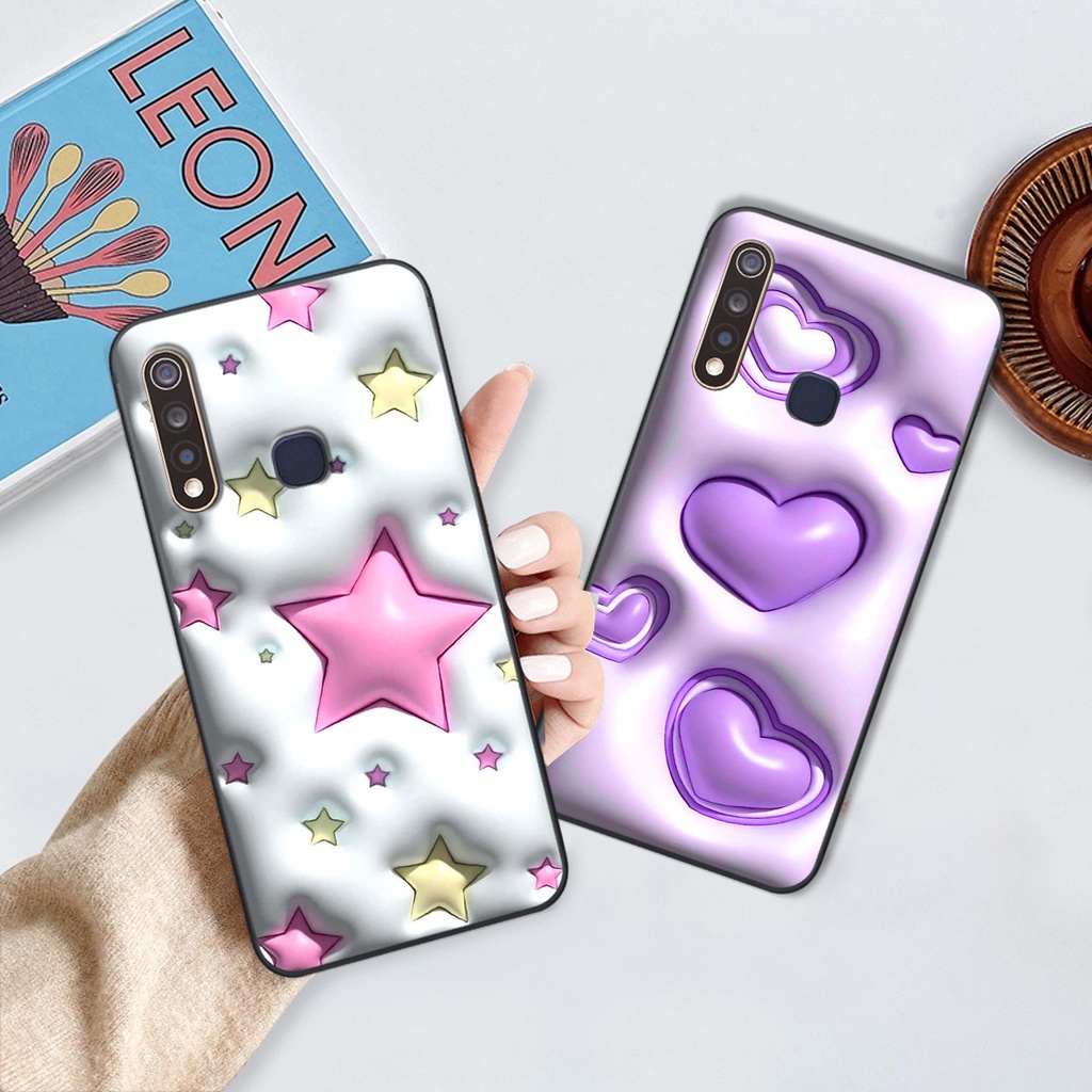 Ốp Vivo Y19 / U3 in phẳng hiệu ứng 3D giả nổi siêu thật, cực xinh, cá tính
